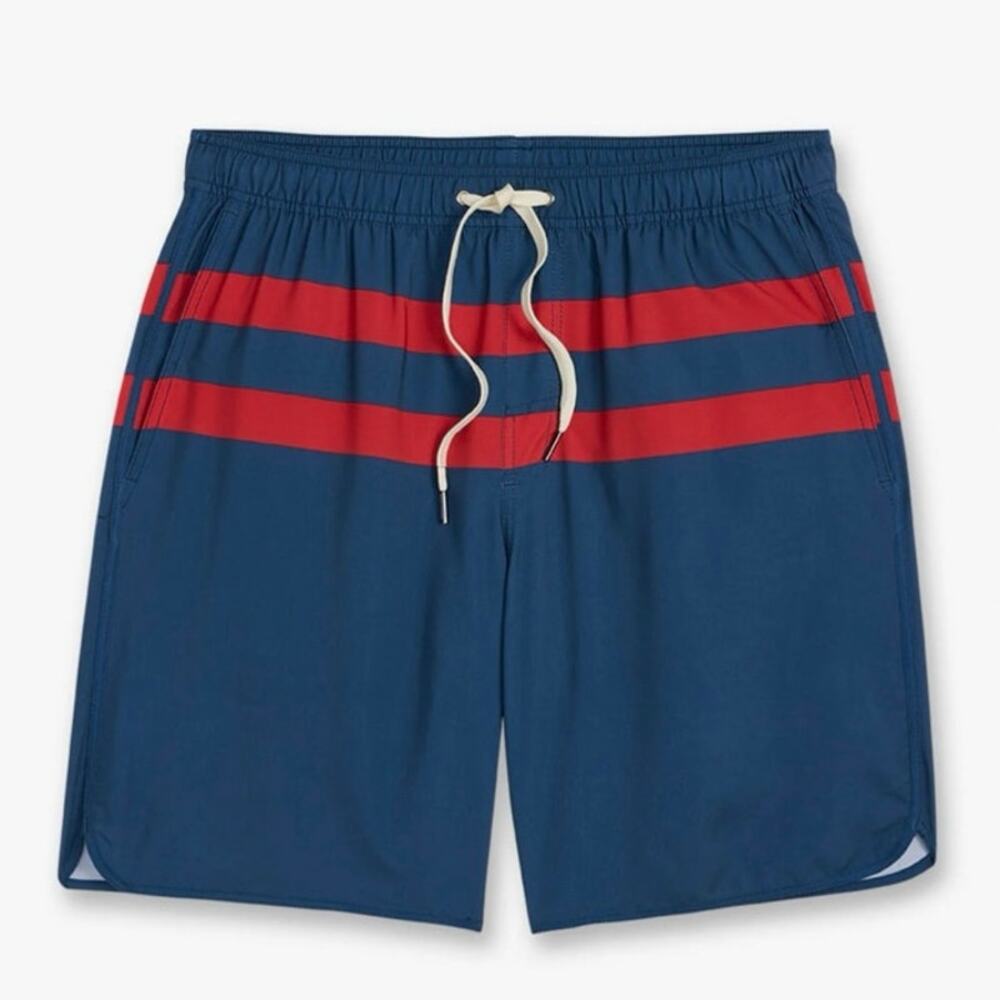 Fair Harbor Anchor Stripe Shorts Size Large NWT